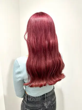 ロング カラー レイヤー ハイトーン 暖色⭐︎KANAKOのヘアスタイル