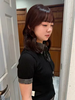 ミディアム カラー mai / linoah˚✧のヘアスタイル