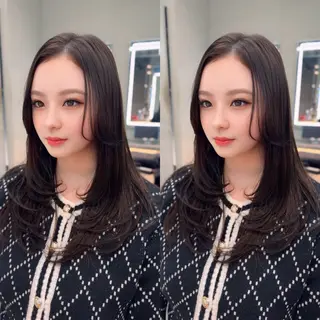 セミロング カラー ✨髪質改善特化✨副 店長椎葉信乃介のヘアスタイル