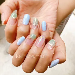 ネイル 地爪育成💅 kanaoanailのネイルデザイン