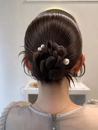 ヘアアレンジ 韓国レイヤー 🎀ダブルカラーのヘアスタイル