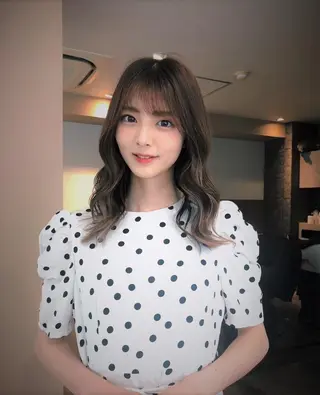 ミディアム カラー 髪質改善 makiuchiのヘアスタイル