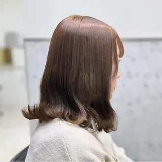 ミディアム カラー ヘアアレンジ 完全💗マンツーマン marinのヘアスタイル