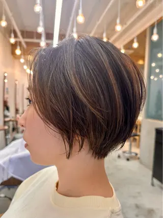 ショート カラー 巻ける縮毛矯正✨ ボブ/ショートともきのヘアスタイル
