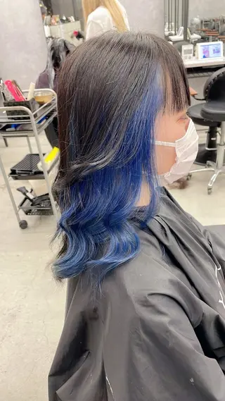 ロング カラー LUXBE LUCE 愁のヘアスタイル