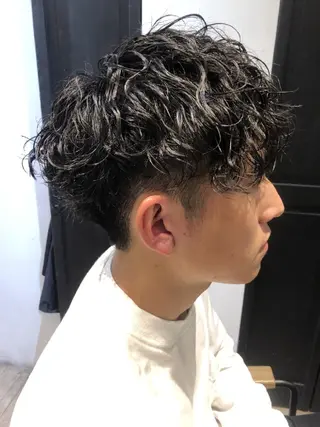 ショート パーマ メンズ特化 TAKE高崎のヘアスタイル