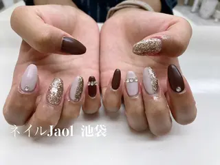 セミロング ネイルJaol 池袋のネイルデザイン
