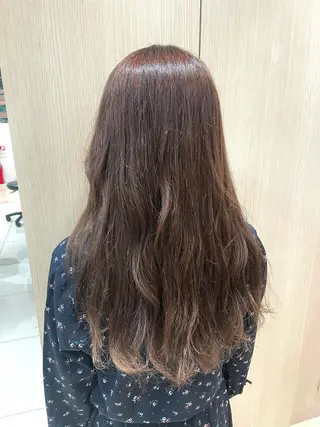 ロング カラー ヘアアレンジ 韓国ヘアメイク🎀/ 縮毛矯正✨山本媛香のヘアスタイル