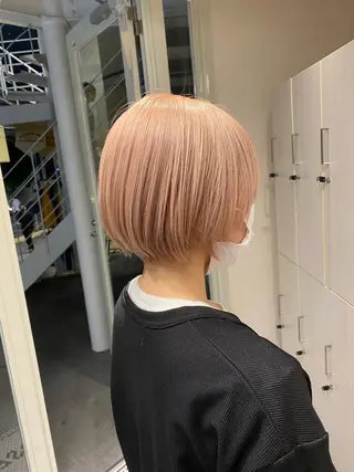 ショート カラー ハイトーン×似合わせ 🌱中川慎之介のヘアスタイル