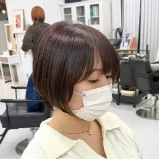 ショート カラー 榎本 雪来のヘアスタイル