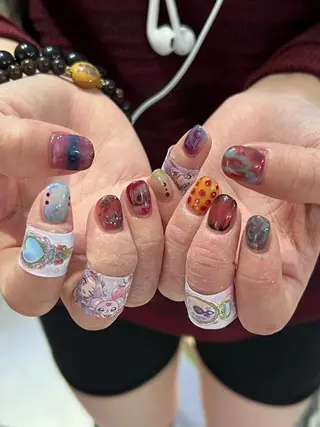 ネイル Hata nail 🎀個性派ニュアンスのネイルデザイン