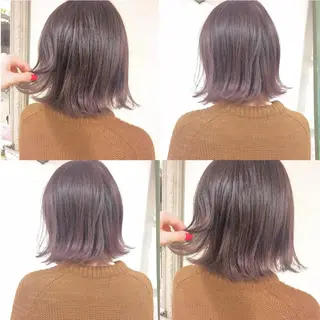 ミディアム カラー ハイトーンカラー♡ yuのヘアスタイル