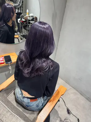 ミディアム 💛ブリーチカラー /ブリーチ縮毛💛のヘアスタイル