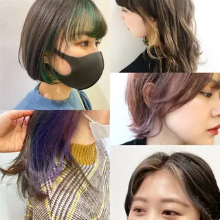 ミディアム カラー RIRI💛 ママ美容師👶🏻のヘアスタイル