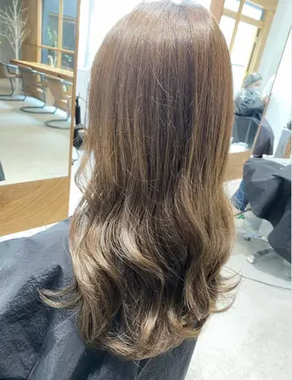 ロング カラー 似合わせレイヤー 阿波座/ふじむらのヘアスタイル