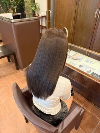 ロング 和田 楓のヘアスタイル
