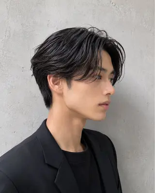 ミディアム パーマ メンズ 🔮メンズ縮毛矯正 メンズパーマ💎竹永のヘアスタイル