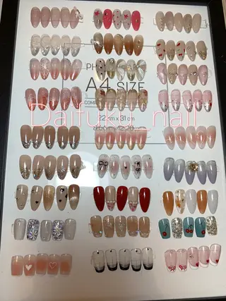 ミディアム Daifuku nailsのネイルデザイン