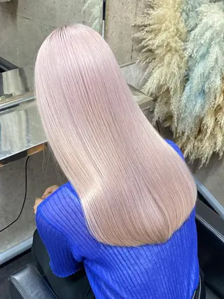 ロング カラー ⭕️ダメージレス特化 髪質改善🥇丸山憲人のヘアスタイル