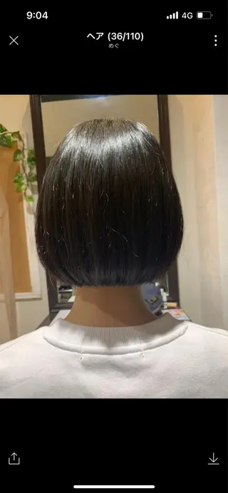 ショート 永瀬 恵のヘアスタイル