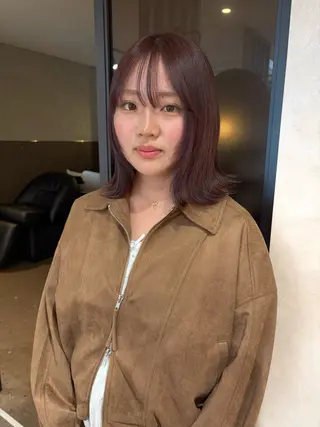ミディアム カラー miyu ♡のヘアスタイル