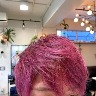 ショート カラー ヘアアレンジ メンズ 【ダメージレス施術】 【透明感】北村 拓也のヘアスタイル