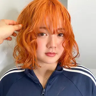 ミディアム カラー パーマ ヘアアレンジ メンズ 🌼似合わせのプロ 心斎橋/rena🌼のマツエク・マツパデザイン