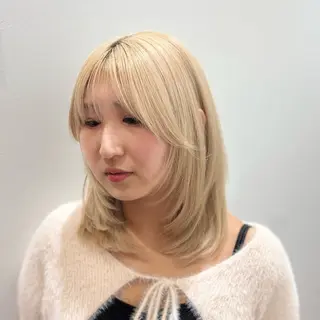 セミロング 🌙Ash中目黒 坪内沙月🌙のヘアスタイル