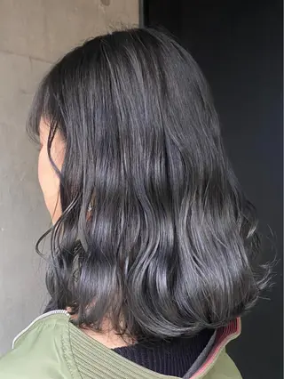 ミディアム カラー マンツーマン 美容師💚コウブチのヘアスタイル