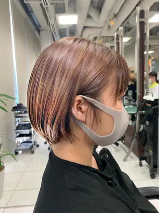 ショート カラー メンズ特化フェード パーマ小林裕史のヘアスタイル