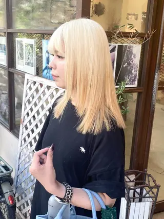 ミディアム ウチダ ユウヤのヘアスタイル