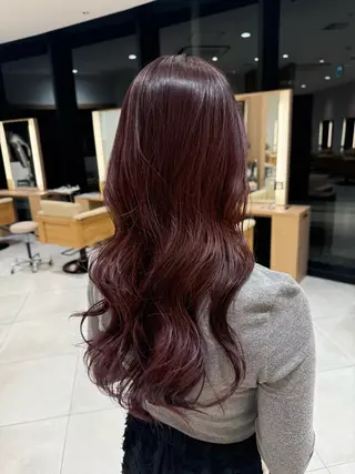 ロング カラー 池島 輝保のヘアスタイル