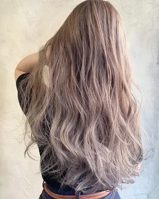 ロング カラー 沖縄東京2拠点美容師 mamicoのヘアスタイル