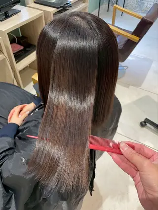 ロング パーマ 艶髪／ブリーチ🌟 銀座/HARUKAのヘアスタイル