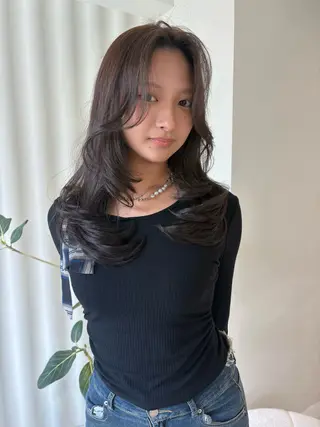 ロング カラー 海外レイヤー /NAGISAのヘアスタイル