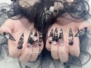 ネイル MoMoA Nail ネイル長さ出し専門店のネイルデザイン