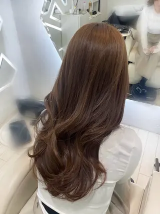 ロング 羽根田 果奈のヘアスタイル
