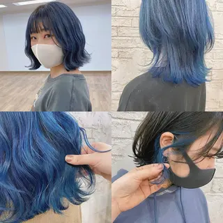 ミディアム カラー ヘアアレンジ 小顔カット/艶 カラー特化♡MIHOのヘアスタイル