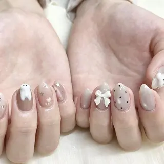 ネイル 🎀パラジェル 美爪🦄Yuzukiのネイルデザイン