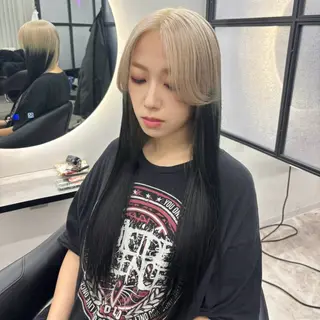 ロング カラー Ren. 🦋デザインカラーのヘアスタイル