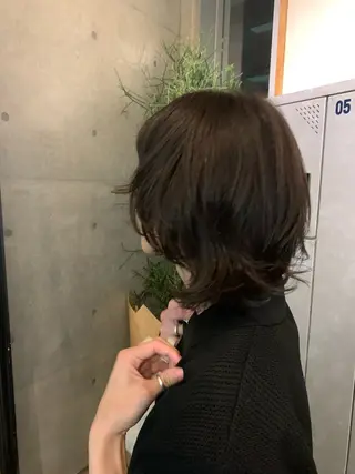 ミディアム メンズ 詩織/パーマ /代官山のヘアスタイル