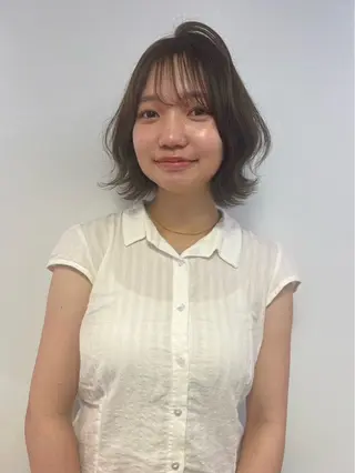ショート 透明感カラー/韓国風 /moa🎀のヘアスタイル