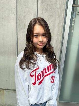 ロング カラー 名古屋カラー ひかりのヘアスタイル