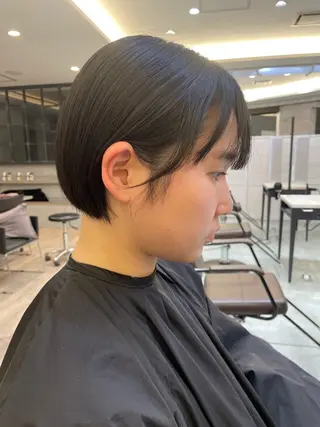 ショート ♡似合わせ ♡ハイトーン♡のヘアスタイル