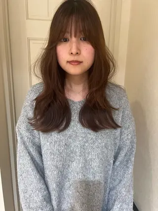 セミロング ✨まとまるボブ/ 切りっぱなし/ユキナのヘアスタイル