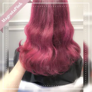 セミロング カラー miyu /トレンド カラー×艶髪のヘアスタイル