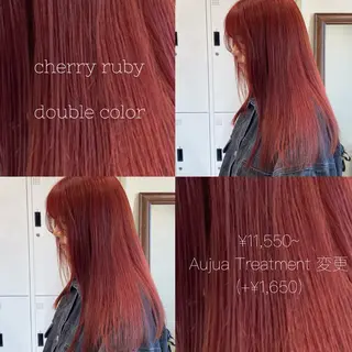 カラー suzuna/暖色 カラー💞/スパのヘアスタイル