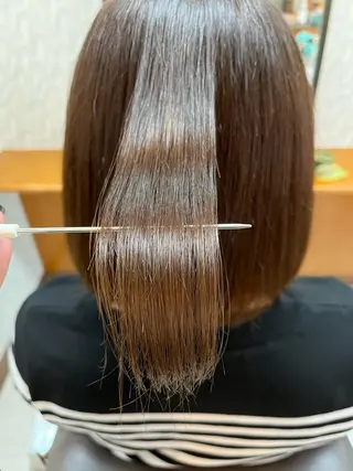 ショート 髪質改善/ストレート /艶髪/熊谷はつなのヘアスタイル