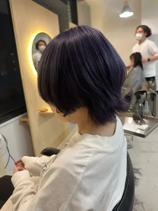 ミディアム 深見 真由のヘアスタイル