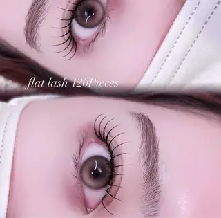 マツエク・マツパ 🎀束感/上下エク/ 𝙍𝙐𝘼 🎀のマツエク・マツパデザイン